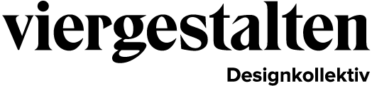 viergestalten logo negativ